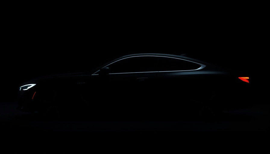 Sleek silhouette of a battery electric vehicle with subtle lighting.