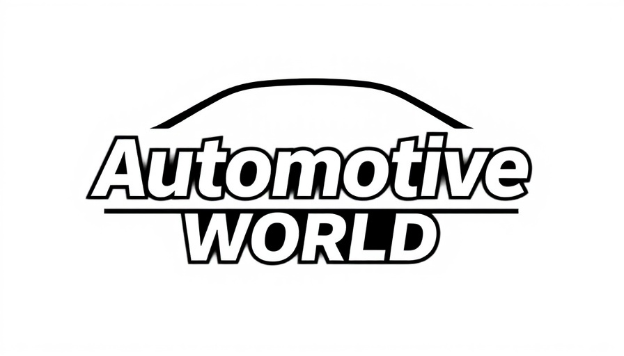 Automotive World logo, est. 1992, black typography