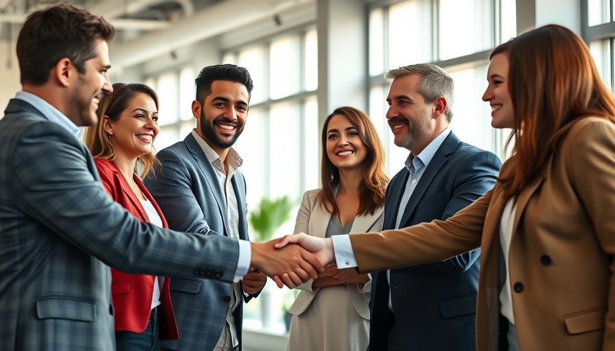 Professional team handshake illustrating advantages of consultative selling