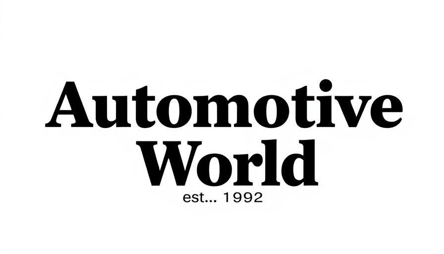 Automotive World logo, established 1992, in black text on white.