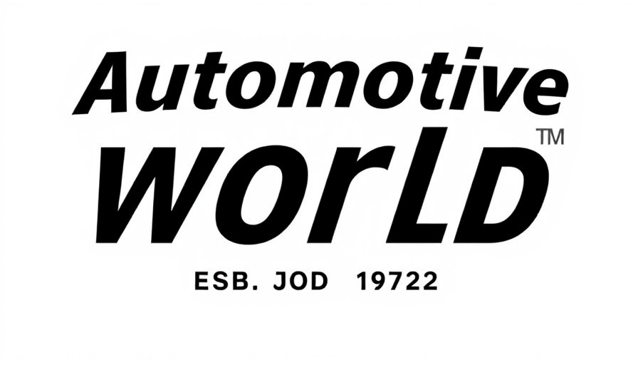 Automotive World logo est. 1992, related to BMW NEUE KLASSE production