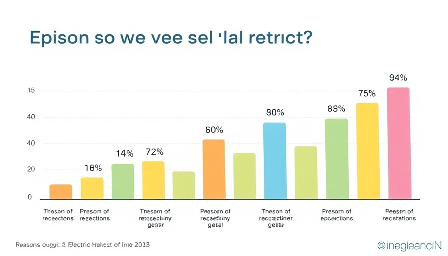 Chart detailing reasons for EV rejection relating to charging infrastructure