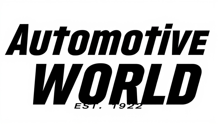 Bold Automotive World est. 1992 text logo, minimalistic and modern design.