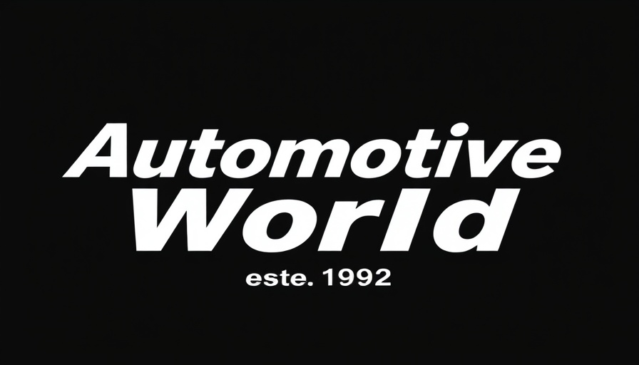 Automotive World logo minimal design, est. 1992