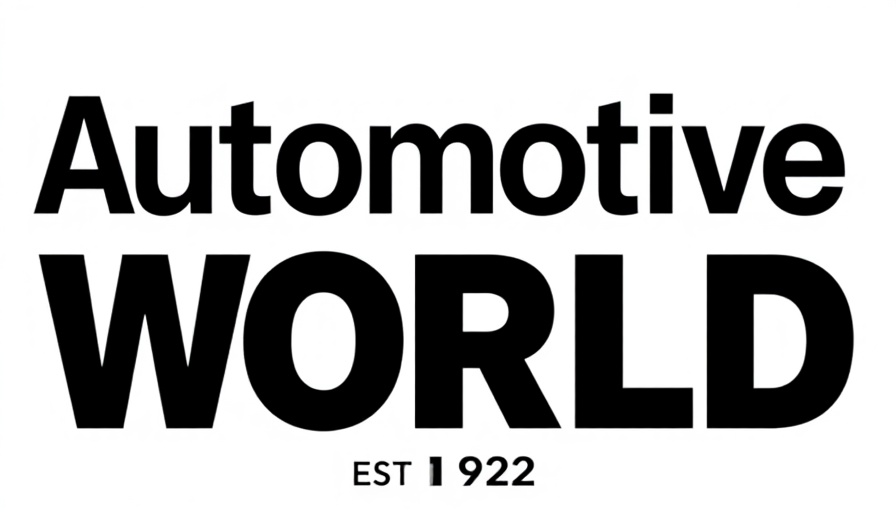 Automotive World logo in bold modern font on white