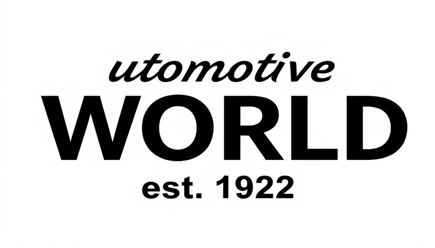 Automotive World logo text in bold font.