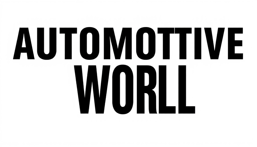 Bold Automotive World logo with est. 1992 in black text