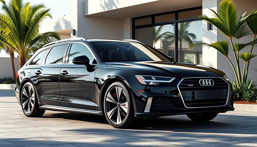 New Audi A6 Avant features displayed in a modern setting.