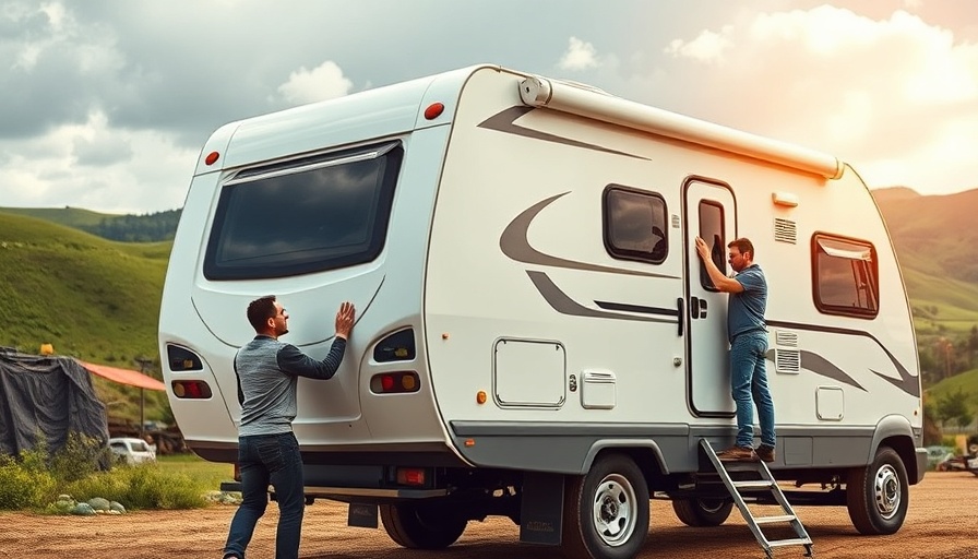 Two men loading camper on truck; Thor incentives rise 2.7%