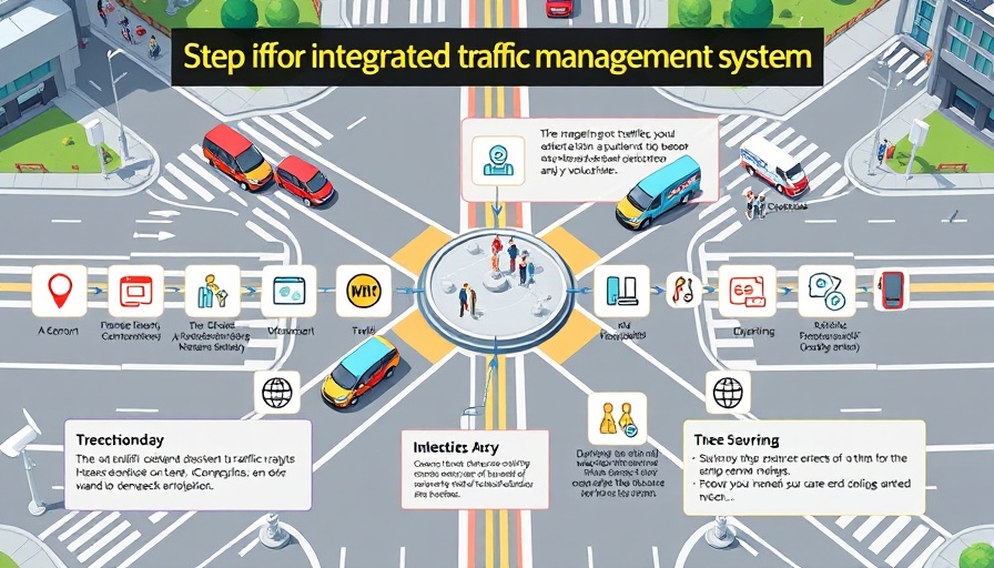 Integrated Traffic Management System flowchart in an urban intersection scene