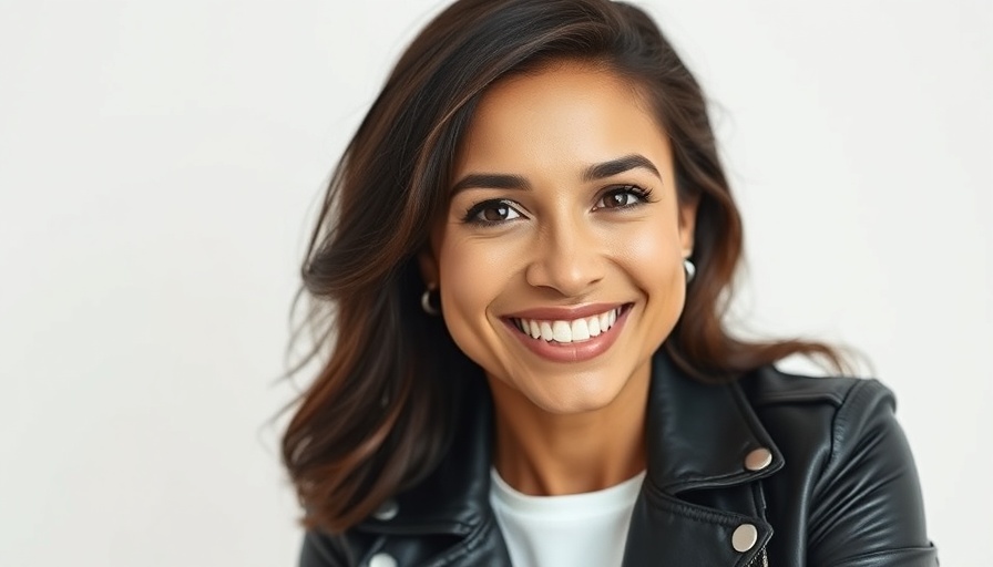 Professional smiling woman, Art and Science Brand Love backdrop