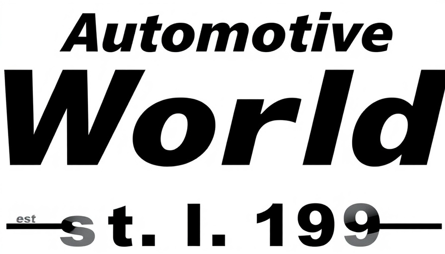 Bold 'Automotive World est. 1992' logo in black.