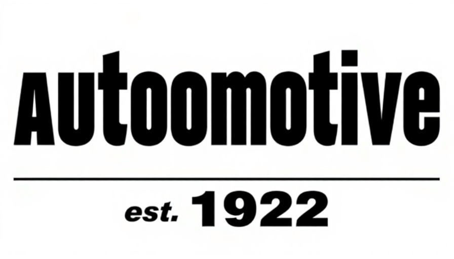 Automotive World est. 1992 logo, bold modern design.