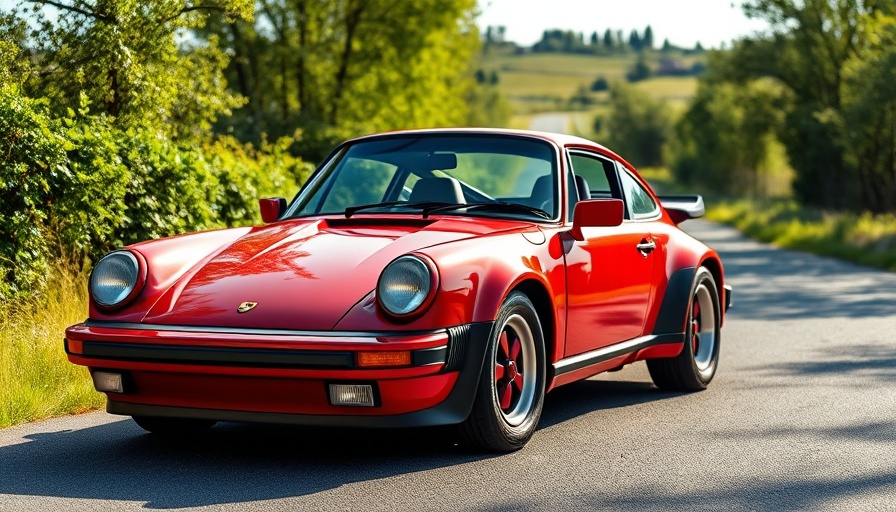 1984 Porsche 911 Turbo Slant Nose front view under sunlight.