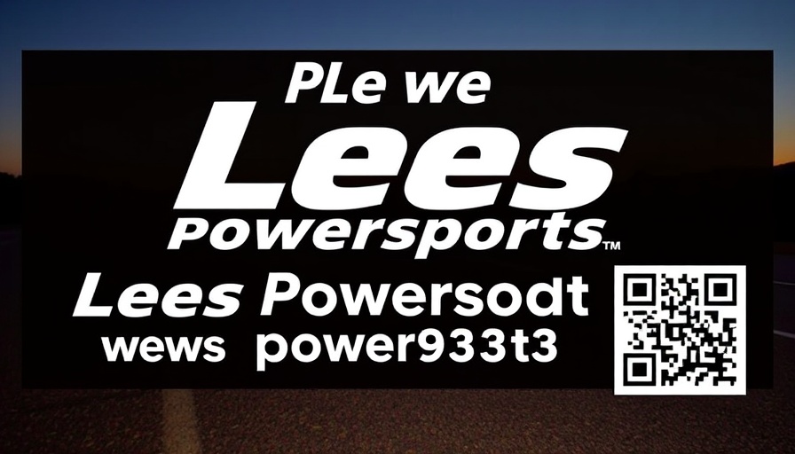 Lees Powersports promotional banner with Yamaha G3 SunCatcher pontoon.