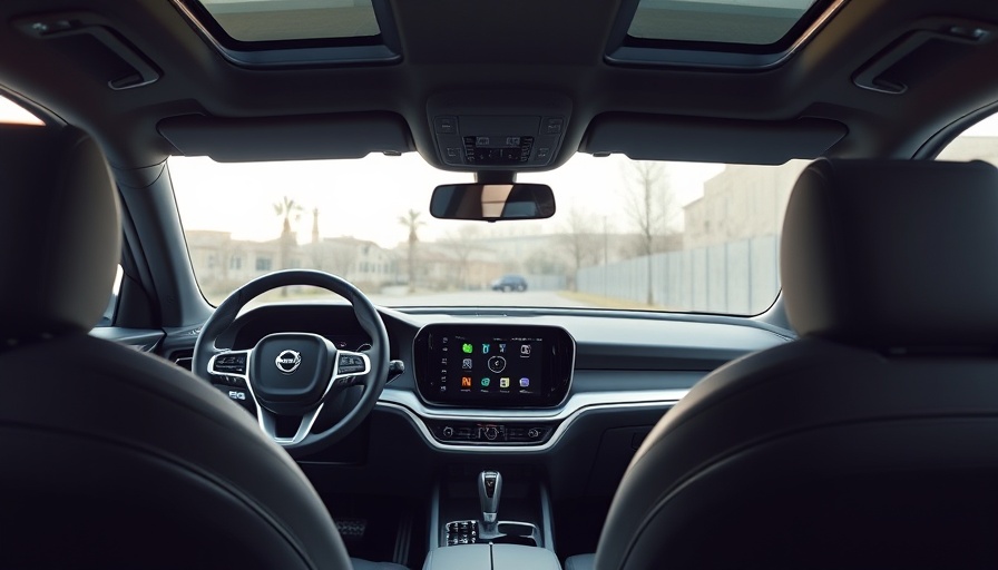 Interior view of 2025 Volvo EX40 Twin Motor Ultra with dashboard and controls.