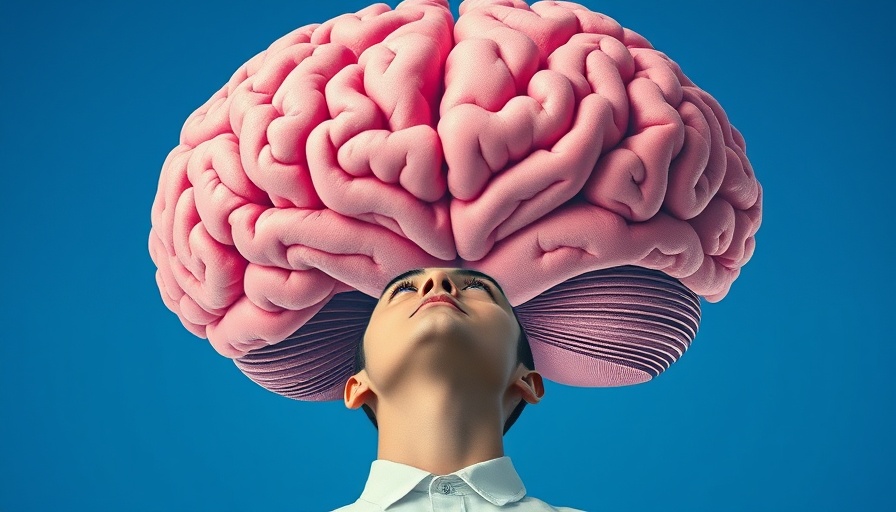 Conceptual image of brain connected to person, AI models improve themselves