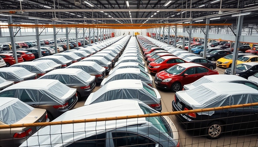 Automakers price cuts production shifts tariffs affect car storage.