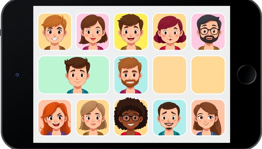 Social networking app interface showing profile pictures, illustrating used car sales insights.