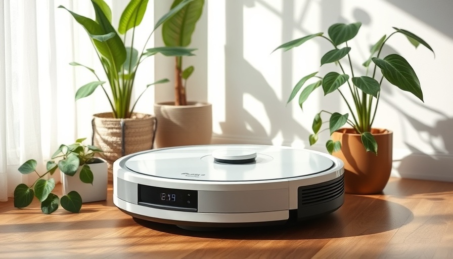 Dreame X50 Ultra robotic vacuum in a cozy home setting with plants.