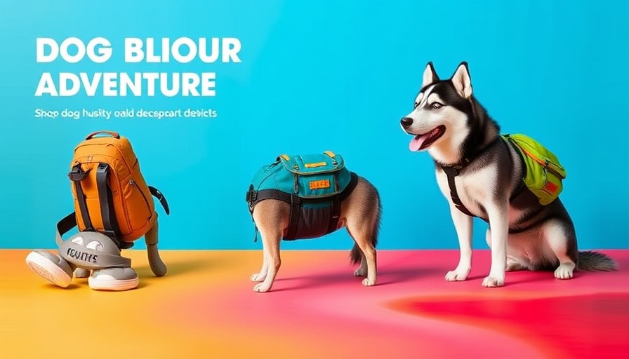 Three dog adventure backpacks with descriptions for RV travel.