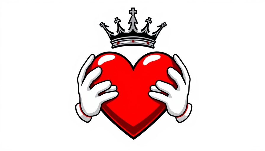 Illustrative emblem symbolizing care and loyalty, resembling reputation.