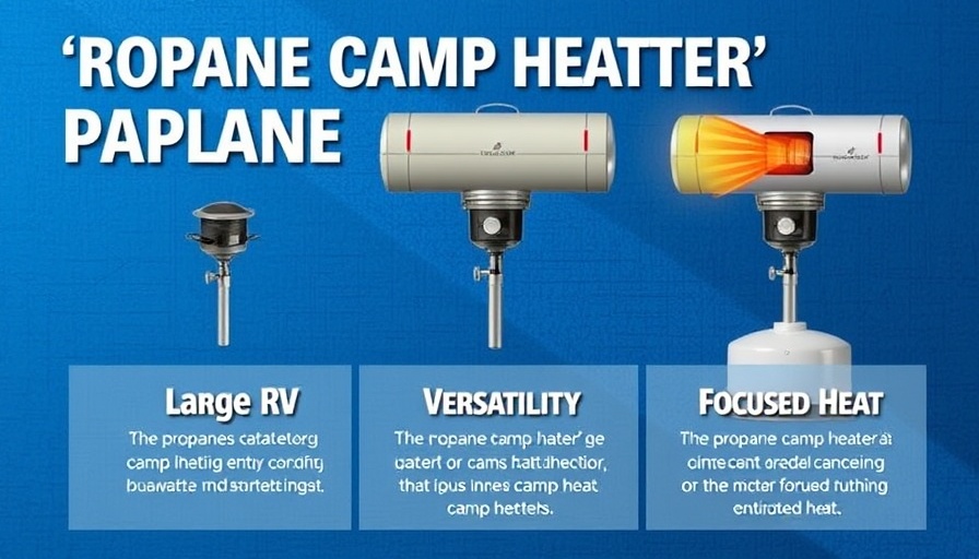Comparison of the best propane camp heaters for RVs in 2025.