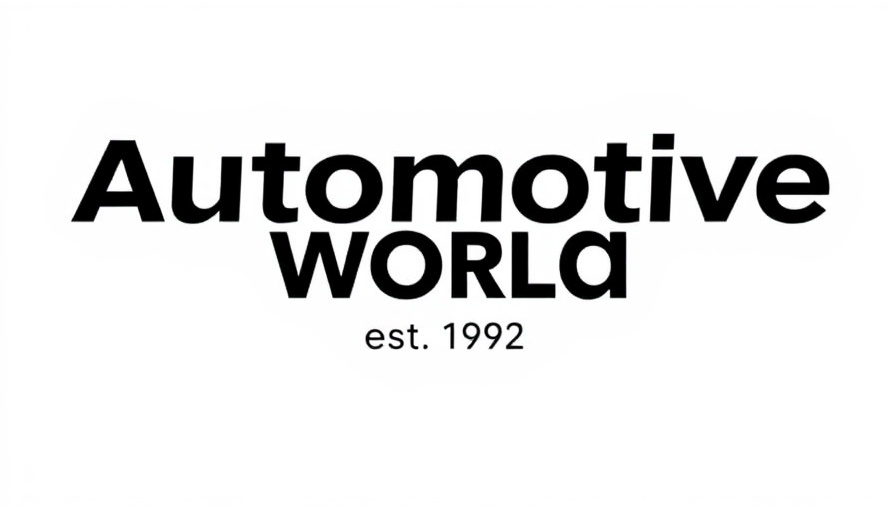 Automotive World logo est. 1992, minimalistic black text.