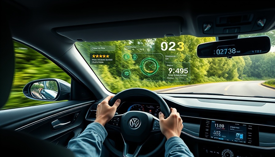 Futuristic driving interface with digital HUD overlay in a car showcasing gradual ramp-up from ADAS to autonomous.