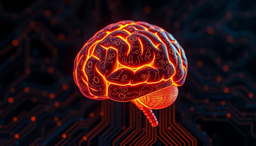 AI brain on microchip visualizes how CMOs embrace AI for growth.