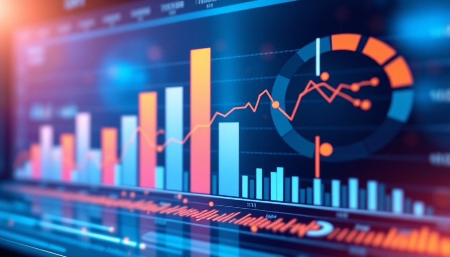 Abstract charts and graphs showing attention metrics in advertising data.