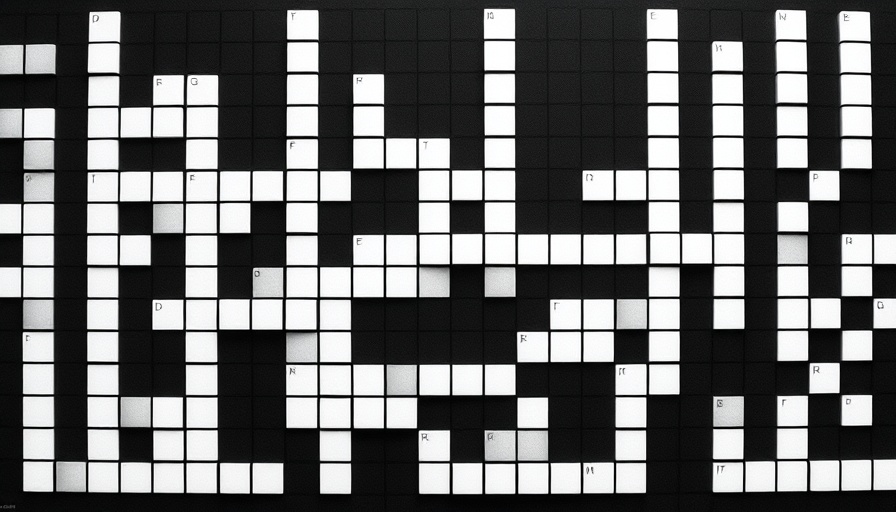 Unsolved crossword puzzle showcasing problem-solving grid.