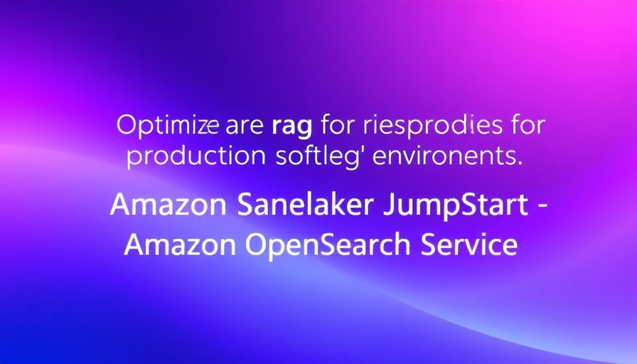 Optimize RAG in production environments with Amazon SageMaker and OpenSearch.