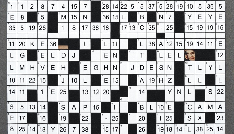 Numbered crossword grid, McKinsey crossword business skills.