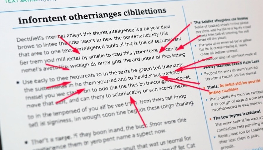 Annotated text illustrating AI-powered social intelligence for life sciences.