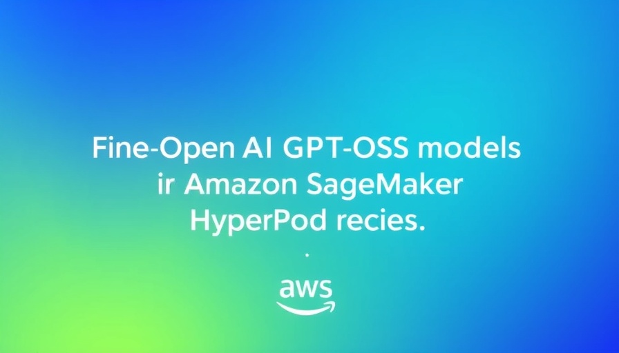 AWS blog post header on fine-tune GPT-OSS models with SageMaker HyperPod.