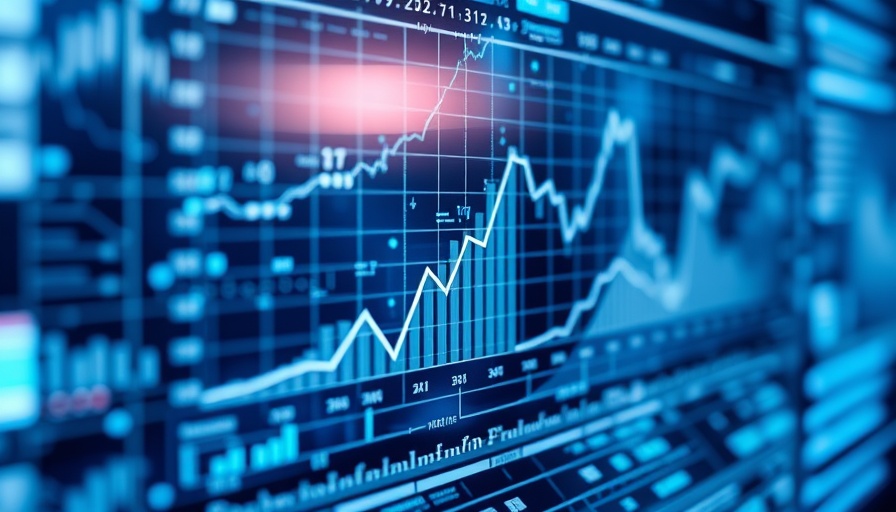 Futuristic digital interface with AI tools graphs and analytics.
