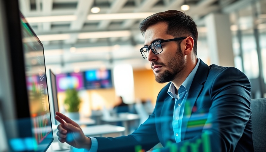 Modern office professional analyzing data, representing changing role of the CMO.