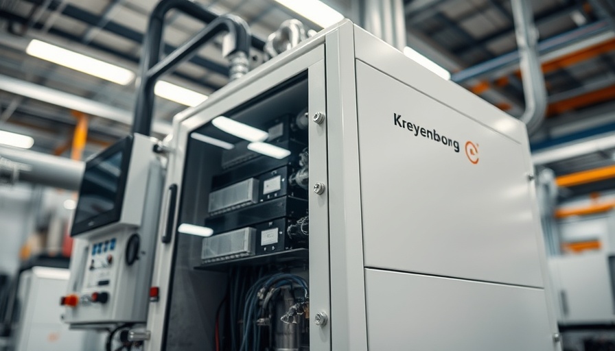 Kreyenborg IR-Clean technology machine in industrial setting.