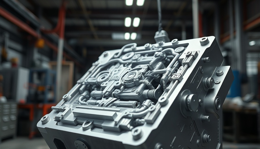 Intricate plastic mold design, showcasing engineering details.