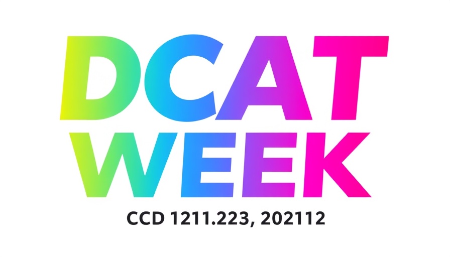 HTI Plastics DCAT Week 2025 colorful gradient logo.