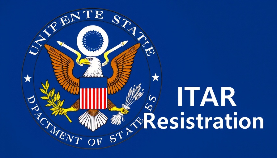 HTI Plastics ITAR registration emblem with Department of State seal.