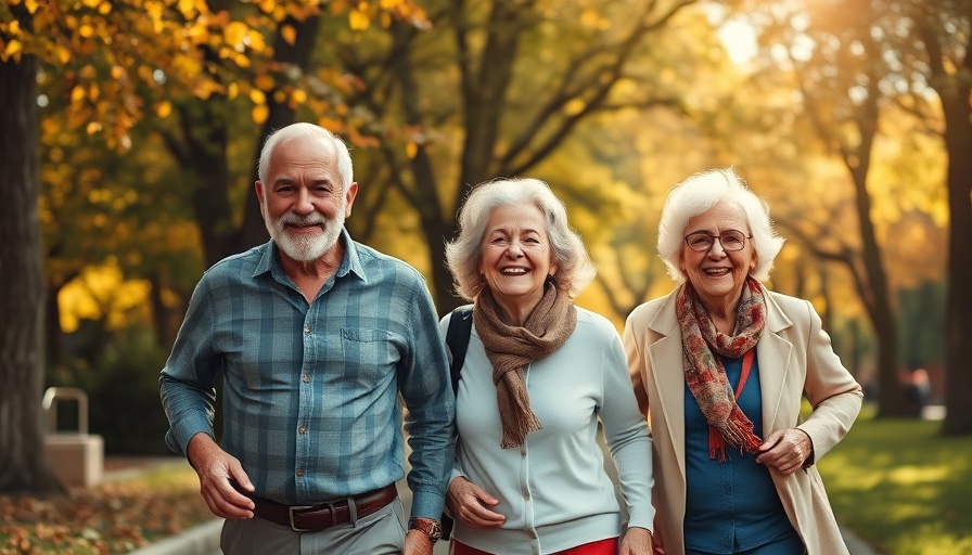Economic benefits of investing in healthy aging concept, older adults exercising.
