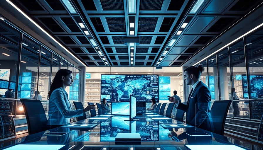 AI-driven digital workspace in Luxembourg business setting.