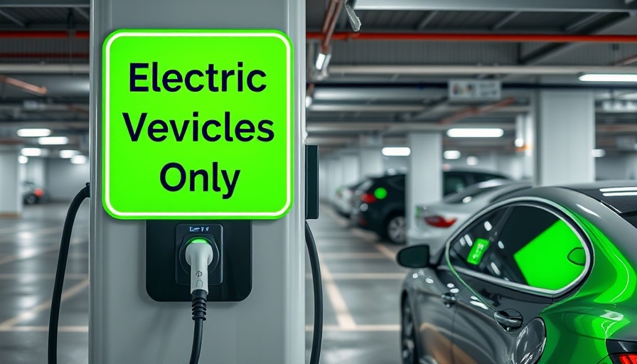 Electric vehicle charging station in parking garage highlighting green bond availability for automakers.