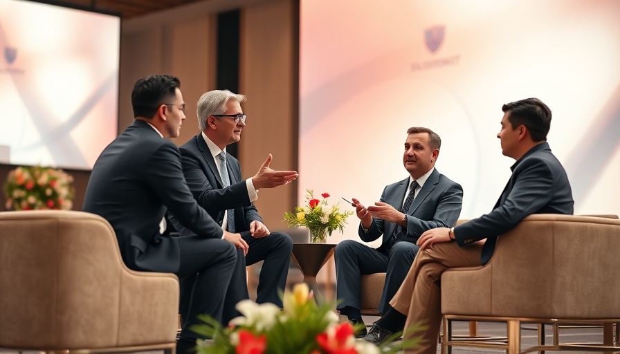 Professionals in discussion at a summit on dealer margin support.