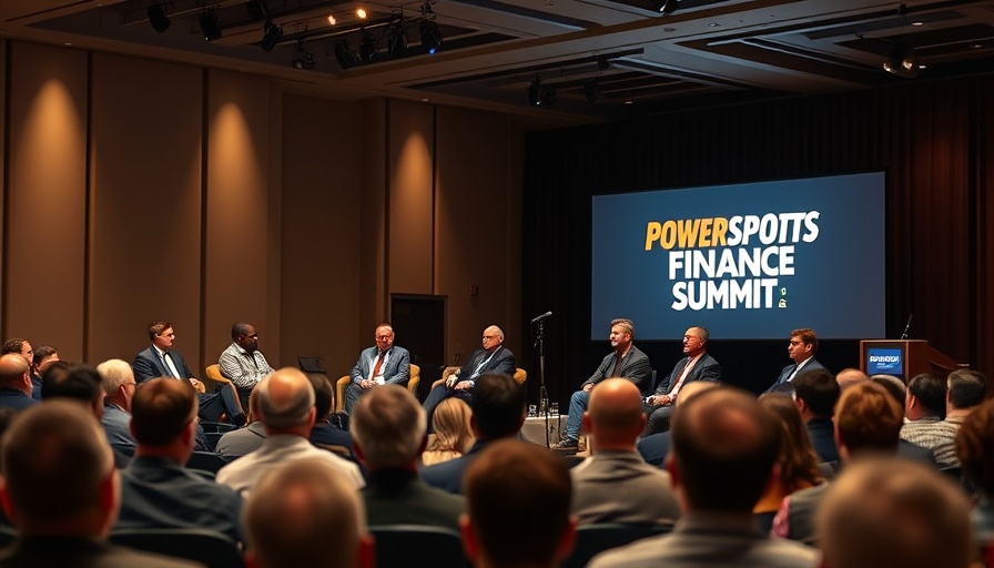 Powersports Finance Summit panel, professionals in discussion with audience.