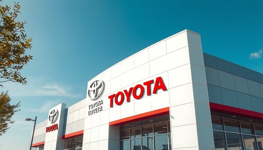 Modern Toyota dealership symbolizing automotive loyalty.