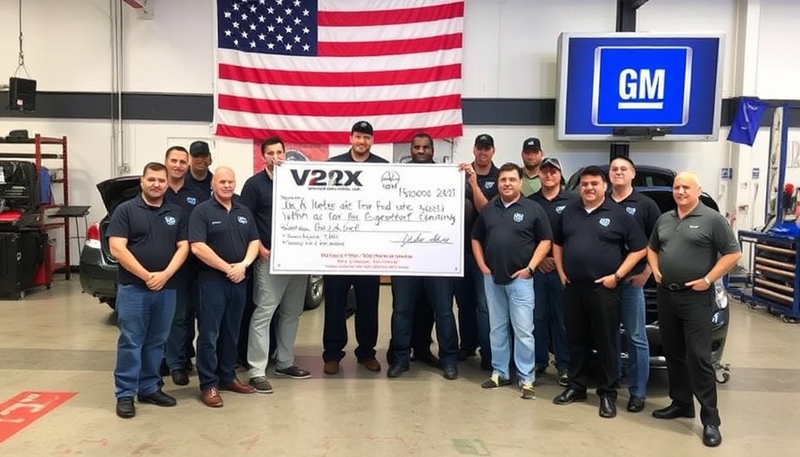 V2X, GM Celebrate 11 Years of Veteran Technician Training