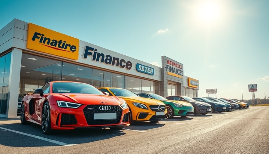 Auto dealership highlighting payment challenges in auto finance.